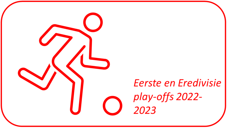 Icoon tbv Eerste en Eredivisie play-offs 2022-2023